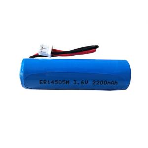 3.6V Li SOCl2 ER14505m Lithium Battery Large Pulse Current Low Voltage Delay