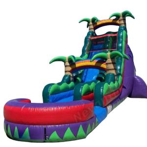 Commercial Outdoor Party Inflatable Tobogan Bouncy Castle with Double Side Slide