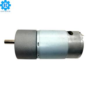 Customized speed high torque 37mm 12v 24v 60prm 80 rpm micro brushed dc gear
