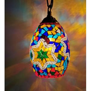 Original Turkish Complex Manual Craft Masac Glass Pendant Lamp(WH-DC-49)