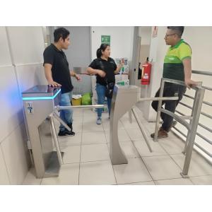 Stainless Steel Tripod Turnstile Barrier Passage Width 550mm IP54 Protection