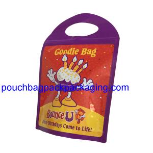Zipper aluminium stand up bag, printed aluminium foil pouch bag with handle