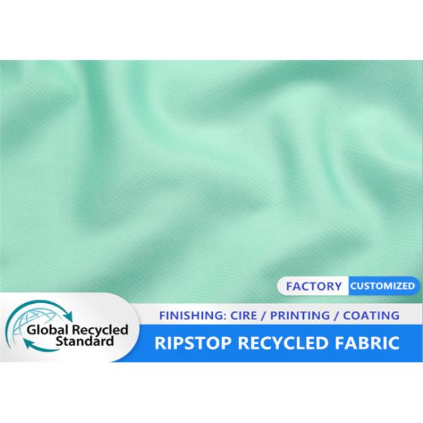 Quality Waterproof 39GSM 400T Ripstop Recycled Plastic Fabric wholesale