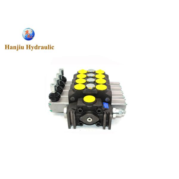 4 Section Open Center Motor Spools Directional Control Valve With Three Position