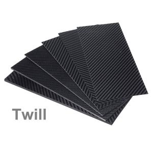 Cheap High Tensile Strength Carbon Fiber Plate 0.3mm Plain Surface for sale