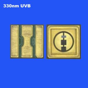 0.6W UVB 330nm 3535 SMD LED Ceramic Sealing High Radiant Power Water Clear Lens