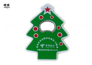 China Gift Pretty Unique Beer Bottle Openers , Portable Bottle Opener Christmas Tree Design on sale