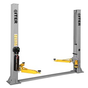 China Basement Style 2 Post Car Lift With 2 Sides Release Or Single Side Release CE Certificate on sale