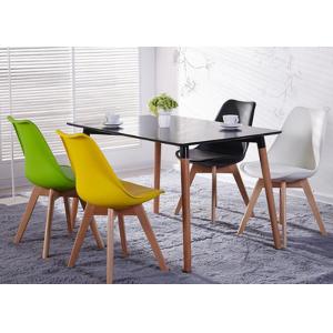 Beech Leg Modern Leisure Chair Velvet Modern Dining Chairs Customized