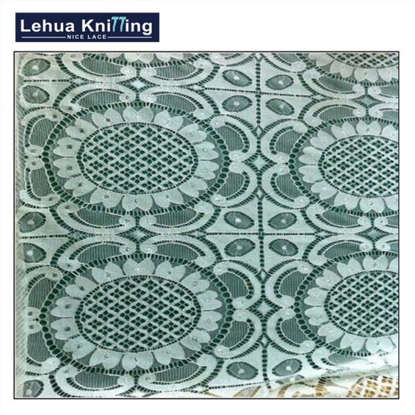 2018 high quality new arrival lace jacquard lace fabric for wedding dress