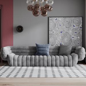 Contemporary Upholstered Sofa Chaise Sleeper Convertible Couch Sofa Sectional