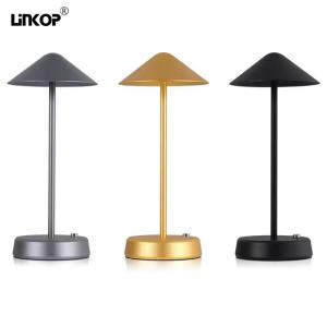 Three Tone Light LED Desktop Lamp With Usb Rechargeable Lithium Ion Battery