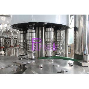 4 In 1 Plastic Bottle Liquid Filler Machine PLC Control With Touch Screen