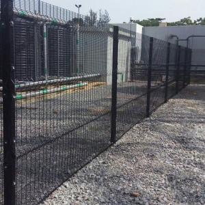 High Visibility Clear View Airport Security Fence galvanized 358 Panels For