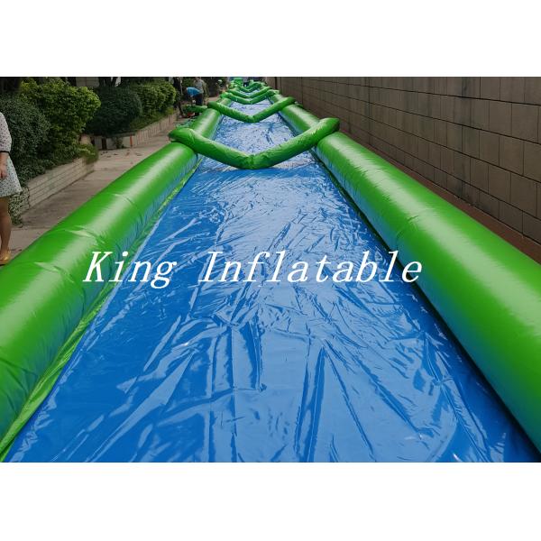 Single Lane Inflatable Street Water Slide PVC Tarpaulin Slip N Slide For Adults OEM