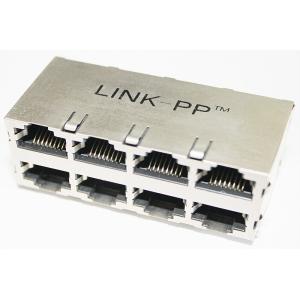 2 x 4 Port Female ,Stacked RJ45 10 / 100 / 1000 Base Metal Networking SDH RJ45 P59-1GG-1DV9