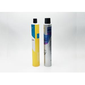 China Household Empty Aluminum Cosmetic Packaging With Lacquer Lining / Bottom Latex on sale