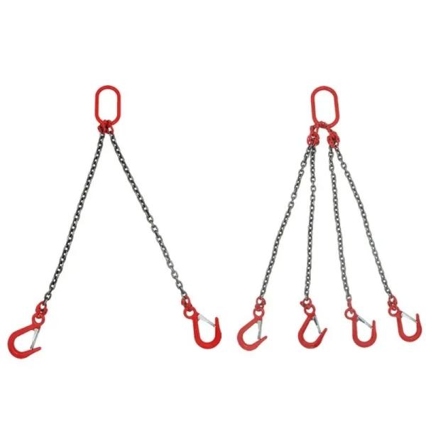 2t Working Loadlimit Crane with G80 Chain Sling Hook and Adjustable Hanging