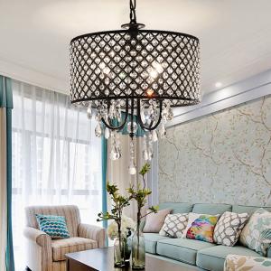 Modern Chandelier Ceiling Lighting with Crystal Lampshade Lighting Dining room