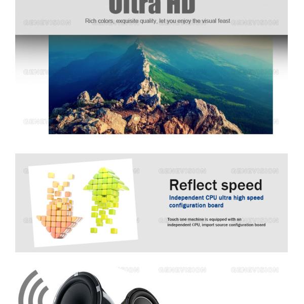 Mobile Charging Station Advertising Totem 65 inch Horizontal Media Player Standee