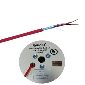 5000000000 2x1.0mm2 Shielded Bare Copper FPLR FPL Communication Cable Fire Alarm