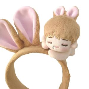 Three Dimensional Plush Cute Face Wash Headband