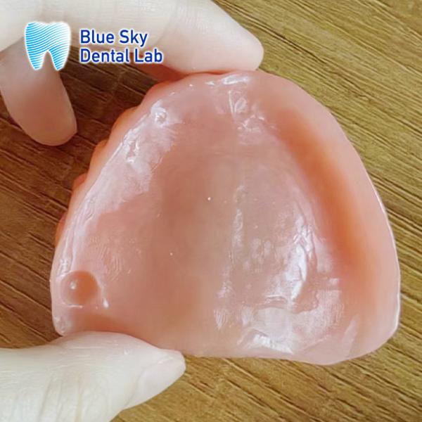 Quality Custom Full Upper Acrylic Denture Natural Acrylic Removable Partial Denture wholesale