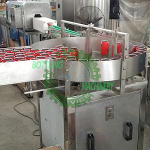 SUS304 Rotary Round Feeding Table For Can Glass / PET Bottle Unscrambler