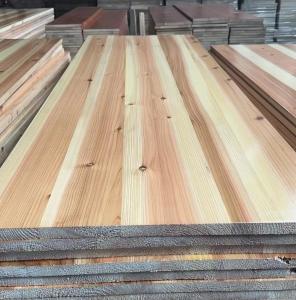 Cheap 12-30mm AB Grade Custom Painted Solid Wood Joint Panel For Fir Cedar Board for sale