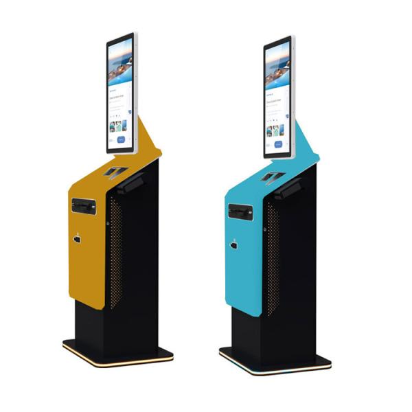 Self Service Kiosk Touch Cash Exchange Machine Ticket Printer Cash Dispenser