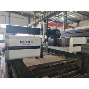 High Precision Gantry Laser Cutting Machine With Workbench 24000mm Acceleration 0.8g Software Kebei
