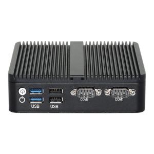 J6412 N100 Processor Mini Fanless PC DDR4 Dual LAN Dual COM RS232 Triple Display