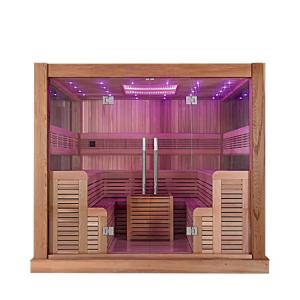 Cheap Home Multi Person Steam Sauna Rooms Durable With Electric Stove for sale