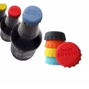 Silicone Rubber Wine Stoppers,OEM customized logo printing beer silicone bottle