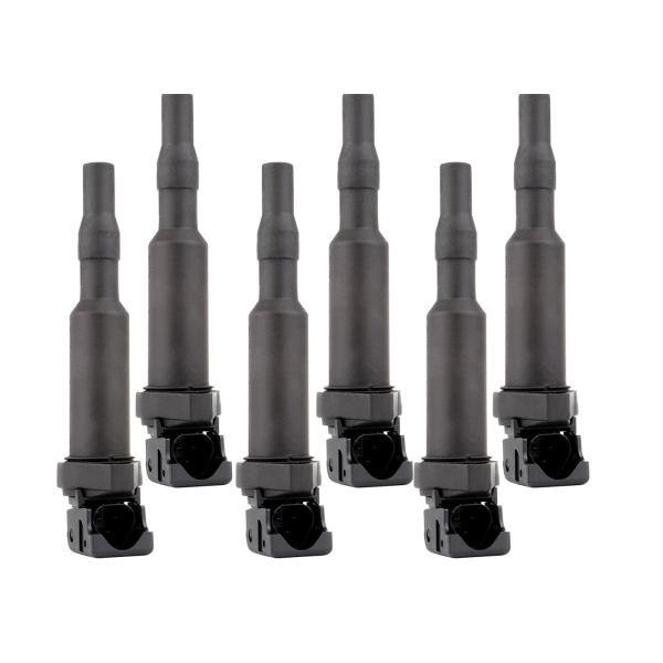 Quality Black Engine Ignition Coil For BMW Cooper E53 E60 E65 E70 1 Series M 135i 320i 325Ci XDrive wholesale