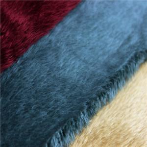 4MM fabric brushed soft velboa short pile knitted fabric