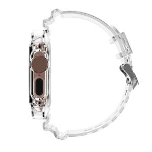 Private Mold Transparent Bands for I Watch 2 3 4 5 6 7 8 9 SE 11 Colors Smart