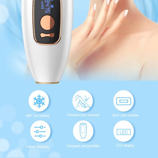 360 ICE Cool FCC 3cm2 IPL Hair Removal Device 990000 Flashes