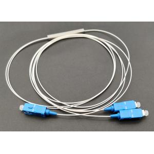 China SC Connector 55dB G657A1 Fiber Optic PLC Splitter Mini LGX ABS Box Type on sale