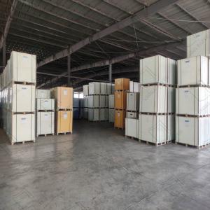 High-volume paperboard printing Two sides of a 700x1000 mm glossy or matte sheet