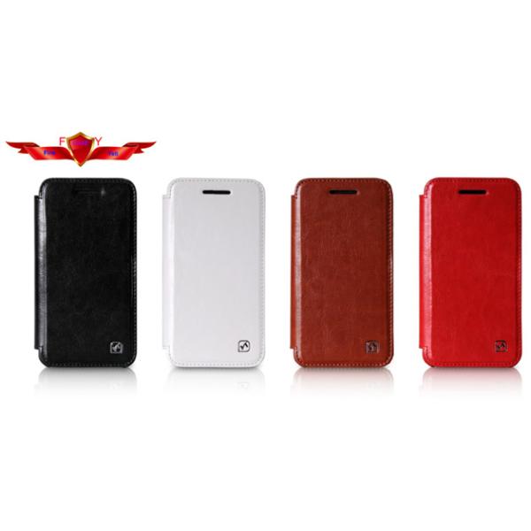 New Blackberry Z10 Flip Cases PU Material Accurate Holes High Quality