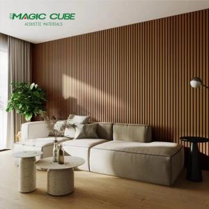 Cheap 12mm Thickness Walnut Acoustic Panels Easy Installation For Living Room for sale