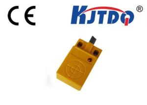 Cheap Yellow Inductive Proximity Switch Square Proximity Sensor Overload Protection for sale