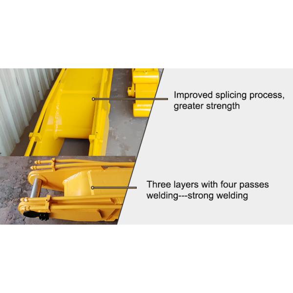 Heavy Duty Excavator Long Reach Boom For Cat 320 PC300 PC200