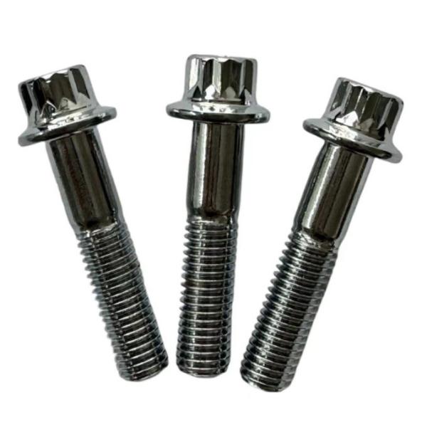 Quality Universal Titanium Gr5 12 PT RS/ RX Split Rim Kits M7 x 32 Bolt and Nut Flange screws Bolt with Performance Year Universal wholesale