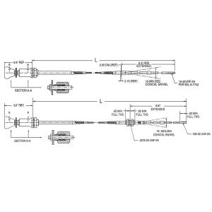 Customized Gear Shift Control Cable Head / Locking Throttle Control Cable Heads