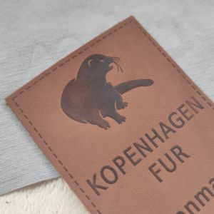 Custom Original Leather Patches Sew on Jeans Jacket PU Leather Patches for