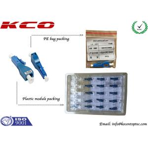 Fixed FTTH LC UPC Fiber Optic Attenuator 5dB Plug Type Male To Female