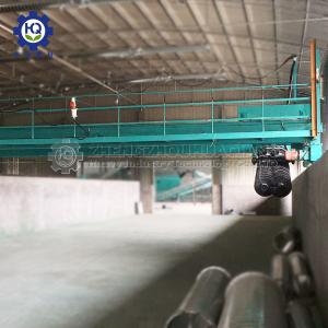 Double Screws Motor Hydraulic Pump Groove Type Compost Turning Machine