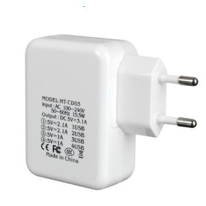 Portable USB Wall Charger EU/US/UK/AUS Socket Standard UL CB Certified